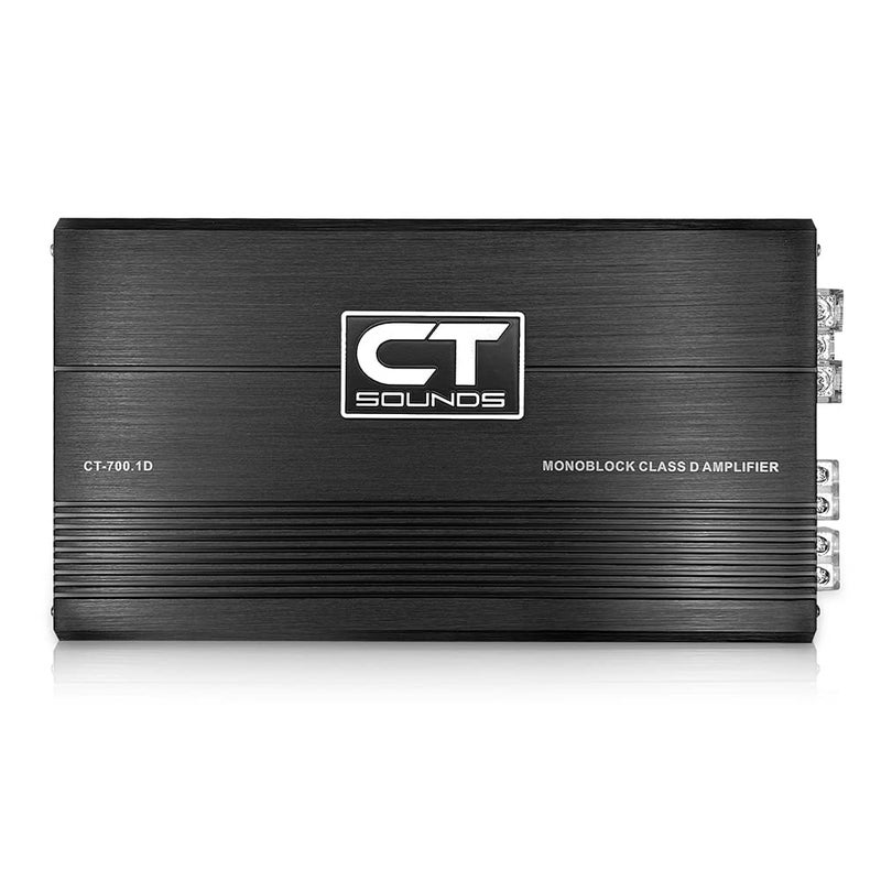 CT Sounds مضخم الصوت الأحادي المدمج CT Sounds CT-700.1D من الفئة D للسيارات، 700 واط RMS - Image 1